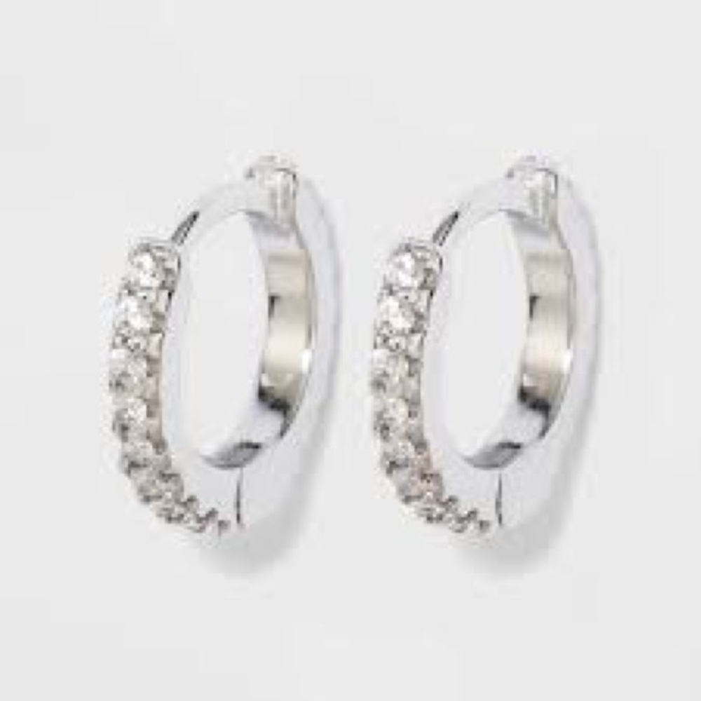 Sterling Silver Huggie Earrings
